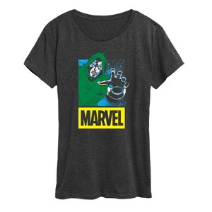 Women's - Marvel - Fantastic Four Doom Short Sleeve Graphic T-Shirt - 1 of 4