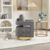 CAVINAS Swivel Accent Chair Modern Armchair Side Chair with Tufted Button for Living Room, Bedroom - 3 of 4