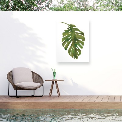 "Tropical Palm Paint" Outdoor Canvas