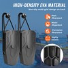 VEVOR Boat Fenders, 8.6" x 16" Boat Bumpers for Docking, Marine EVA Boat Dock Fender Bumper with Ropes, Cord Locks and Storage Bag, Black - 4 of 4