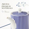 Spode Steccato 37 oz Ceramic Teapot, Blue Stripe Accent, Microwave & Dishwasher Safe Teaware for Hosting Brunch, Serving Afternoon Tea - 4 of 4