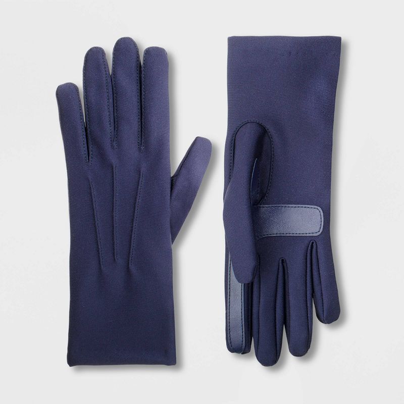 Isotoner Adult Spandex Gloves - Navy Blue , 1 of 3