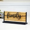 VIP Wood 12 in. Brown Family Table Top Sign - 2 of 4