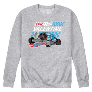 Men's - Hot Wheels - Valentine's Epic Graphic Fleece Sweatshirt - 1 of 4