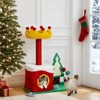 Angel Sar 29.5in Christmas Plush Cat Tree, Multi-Level Cat Tower with Condo, Crown Perch, Sisal Scratching Posts, Activity Center for Indoor Cats - 3 of 4