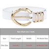 INSPIRE CHIC Women's Fashion PU Leather Skinny Thin Belts with Gold Buckle 1 Pc - 4 of 4