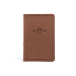 KJV Thinline Bible, Value Edition, Brown Leathertouch - by Holman