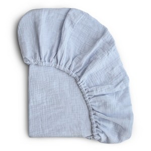 Mushie Extra Soft Muslin Crib Sheet - 1 of 4