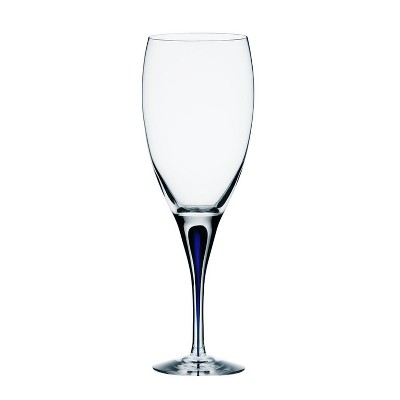 Orrefors Intermezzo Blue Glass 8.25 Ounce Claret Wine Glass