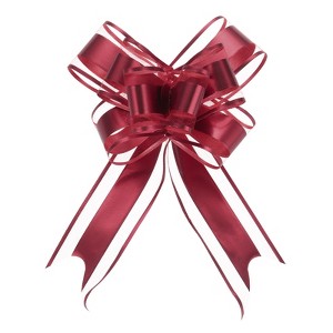 Unique Bargains Large Pull Bow Gift Wrapping Organza Ribbon for Wedding 10 Pcs - 1 of 4