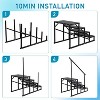 Portable Step Stool with Handrail, Non-Skid Tape Pool Ladder for RV, Travel Traile, Camper Stairs for Indoor and Outdoor Use, Ground Pool Access - 3 of 4