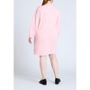 ELOQUII Women's Plus Size Heart Intarsia Mini Dress - 3 of 3