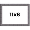 PosterPalooza | Photo Size Textured Grey Picture Frame - UV Acrylic, Foam Board Backing, Hanging Hardware - 2 of 4