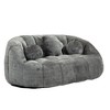 NicBex Bean Bag Sofa,High Back Beanbag Chair with Pillows,Oversized Lounge Sofa for Couples,Comfy Chair for Living Room Bedroom - 4 of 4