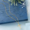 Ross-Simons Italian Cross Necklace in 14kt Yellow Gold - 3 of 4
