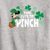 Boys' - Disney - Too Cute To Pinch Graphic Long Sleeve Fleece Sweatshirt - 2 of 4