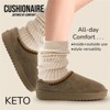 CUSHIONAIRE Keto Womens Slippers Slip-On Suede Mule Slipper - Cozy & Stylish, Memory Foam & Faux Fur Lining, Wide Widths Available - 2 of 4