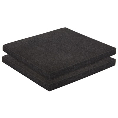 Packing Foam Sheets, 1 inch Polyurethane Cushioning Foam for Moving (12x12 in, 2 Pack)