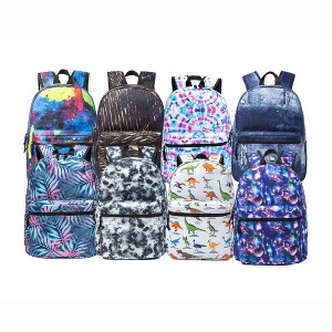 K-Cliffs 18" Printed Pattern School Bookbag, Travel Daypack for laptops & Tablets - 1 of 4