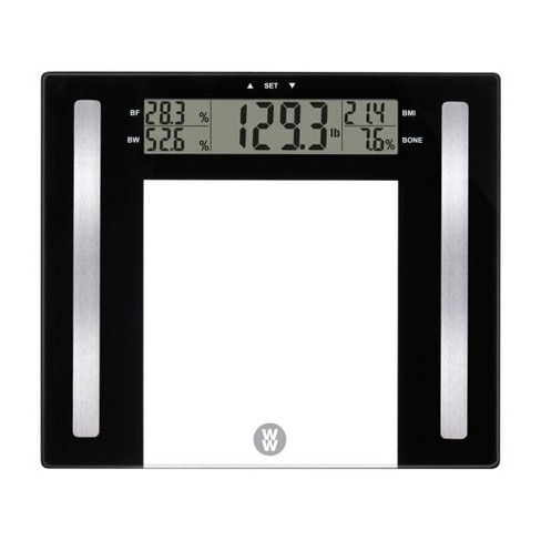 Glass Body Fat Scale Clear - Weight Watchers - image 1 of 4