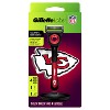 Gillette Labs NFL Razors - Chiefs - 4pk - 2 of 4
