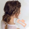 Unique Bargains Fashion Rectangle Frosted Hair Clips 1 Pc - 2 of 4