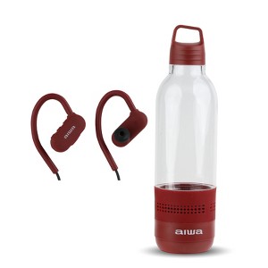 AIWA Get Fit Sport Kit Wireless Sport Earphones + 2 in 1 Water Bottle with Wireless Speaker - 1 of 4