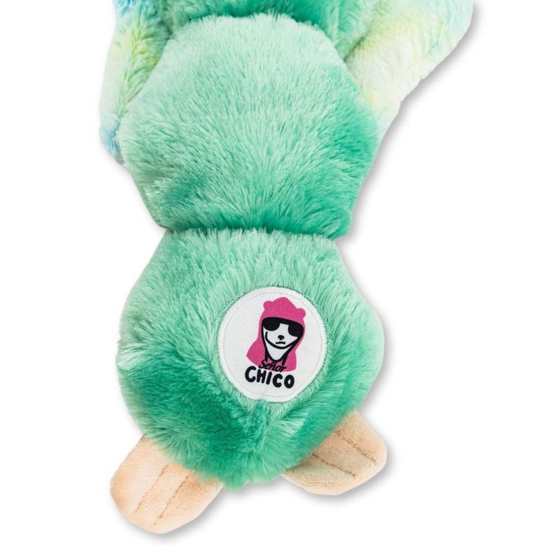 American Pet Supplies 19-Inch Winged Mint Sloth Magical Creature Squeaking Plush Dog Toy, 5 of 8