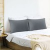 PiccoCasa Luxury Viscose from Bamboo Pillowcases with Zipper Closure 2 Pcs - 3 of 4