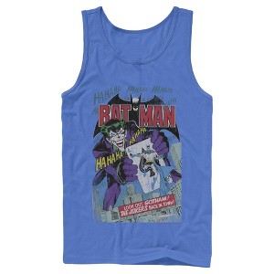 Men's Batman Joker Vintage Card Tank Top - 1 of 3