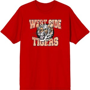 Vintage Sport West Side Tigers Adult Crew Neck Short Sleeve Tee - 1 of 2