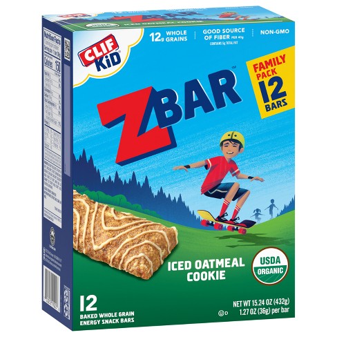  CLIF Kid ZBAR Organic Iced Oatmeal Cookie Snack Bars

 - image 1 of 4