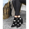 Memoi Women's Ruffle Polka Dot Cotton Blend Low-Cut Socks - 3 of 4