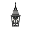 WELLFOR Matte Black Outdoor Wall Light Fixtures and Waterproof Exterior Wall Sconce Porch Lights - 4 of 4