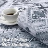 Area Rug Living Room Rug Non Slip Washable Rugs for Bedroom  Geometric Aesthetic Carpet Stain-Resistant Foldable Thin Floor Cover - 3 of 4