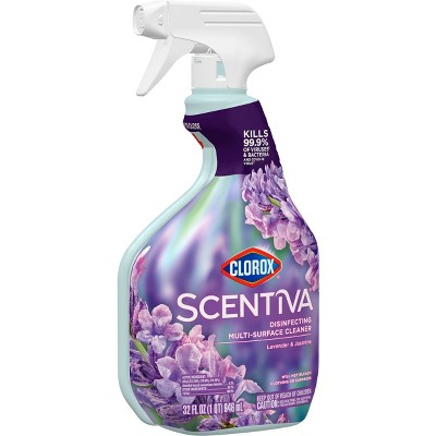 Clorox Lavender &#38; Jasmine Scentiva Multi-Surface Cleaner Spray Bottle Bleach Free - 32 fl oz