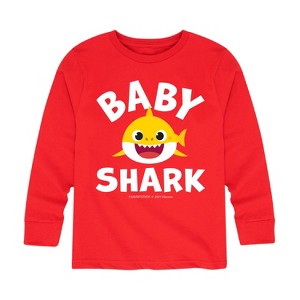 Boys' - Baby Shark - Baby Shark Long Sleeve Graphic T-Shirt - 1 of 4
