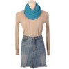 Elerevyo Women's Solid Chiffon Sheer Lightweight Soft Long Scarf Shawl 1 Pc - 3 of 4