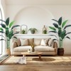 6FT（2PCS) Artificial Bird of Paradise Plant, Fake Palm Tree with 17 Artificial Leaves for Indoor Outdoor,  for Home Office Perfect Housewarming Gift - 4 of 4
