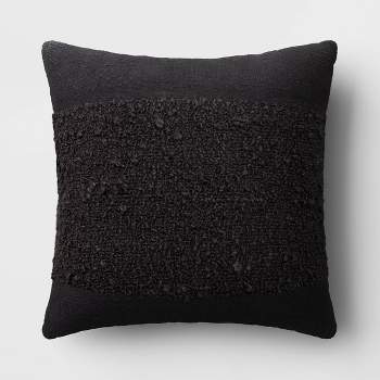2pk Chenille Square Throw Pillows Yellow - Threshold™