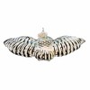 Morawski 1.5 Inch Flying Black Eyed  White Owl Bird Wisdom Intelligence Tree Ornaments - 3 of 4
