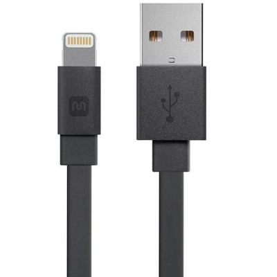 Monoprice Apple MFi Certified Flat Lightning to USB Charge & Sync Cable - 3 Feet - Black | iPhone X, 8, 8 Plus, 7, 7 Plus, 6, 6 Plus, 5S - Cabernet