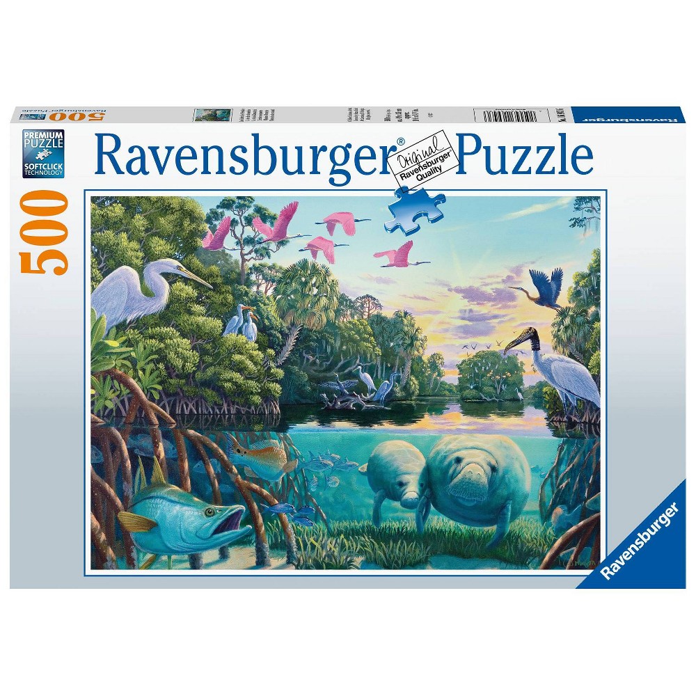 Ravensburger Manatee Moments Jigsaw Puzzle - 500pc