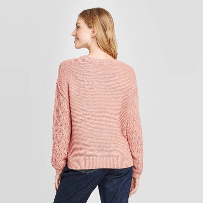 rust color women's sweater