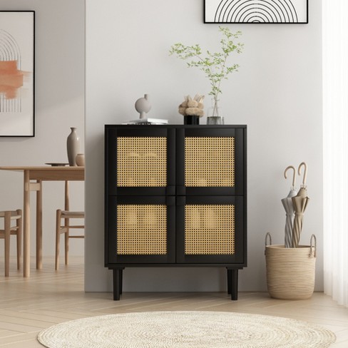 Target best sale rattan cabinet