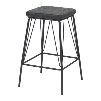 Zuo Samuel Counter Stool (Set of 2) Vintage Black