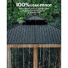 GustoWave 10'x10' Hardtop Spruce Wood Gazebo for Patio, Deck, Backyard, Lawn, and Garden - 2 of 4