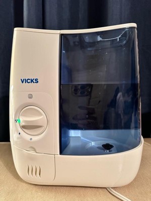Vicks V745 A Warm Mist Humidifier White 1 Gallon Medium 12 Hours