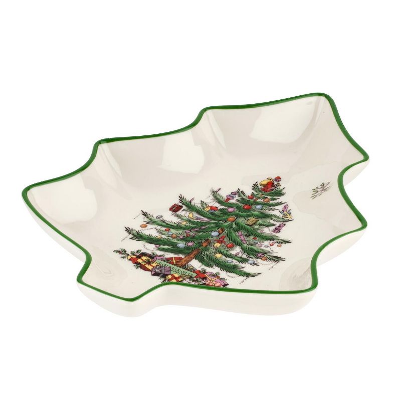 Spode Christmas Tree 9 Inch Tree Shaped Dish  - 9 Inch, 1 of 4