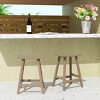 WestinTrends Outdoor Patio Adirondack Counter Height Stool Chair - 2 of 4
